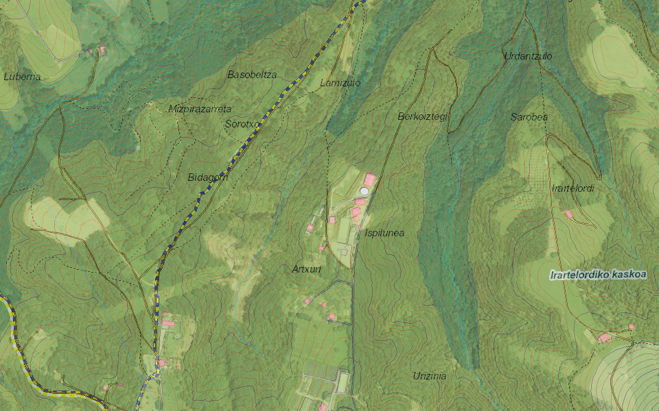 Kale izendegia ortofotoarekin