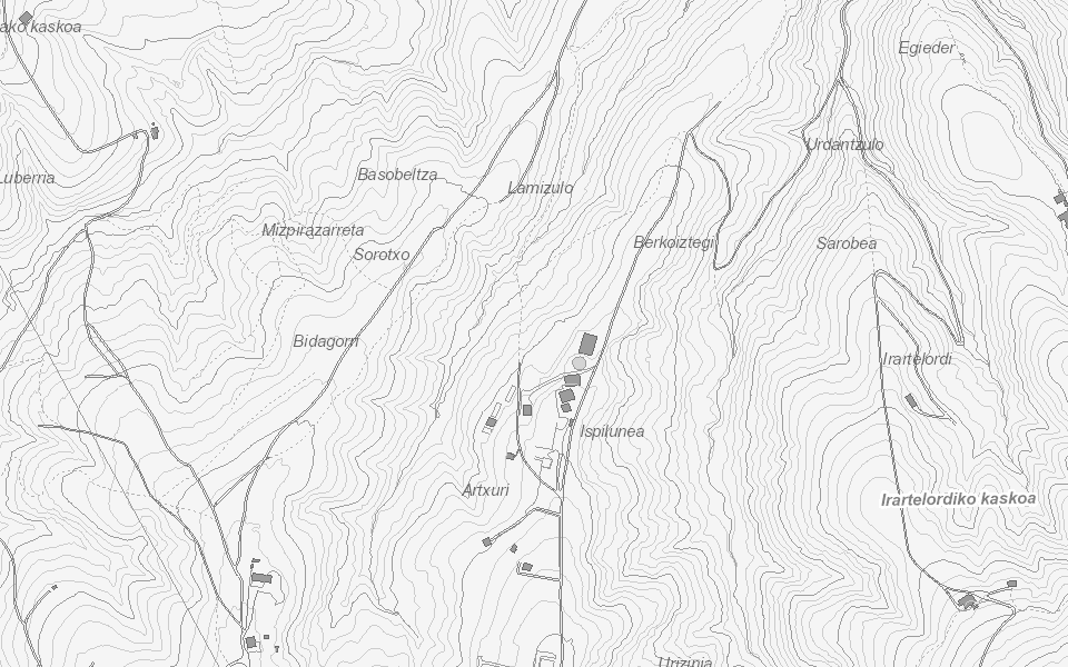 Kale izendegia zuri beltzean